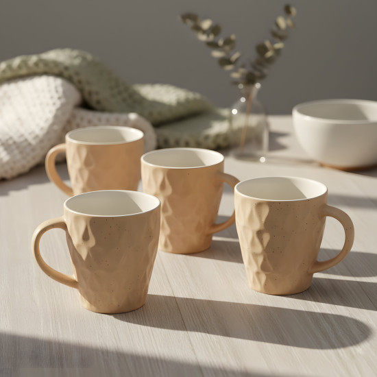 Porcelain Mug Set - 4 Pcs